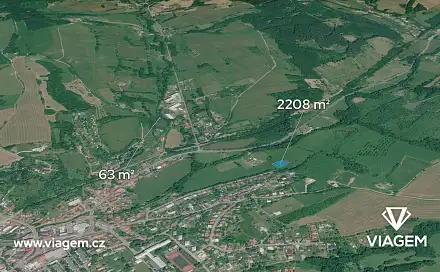 Prodej pole 1 135 m², Vizovice, okres Zlín