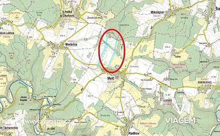 Prodej pole 7 703 m², Melč, okres Opava