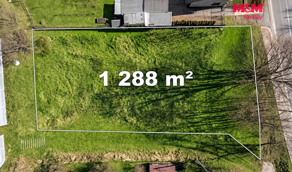 Prodej stavebního pozemku 1 288 m², Dětmarovice – náhled fotky 2