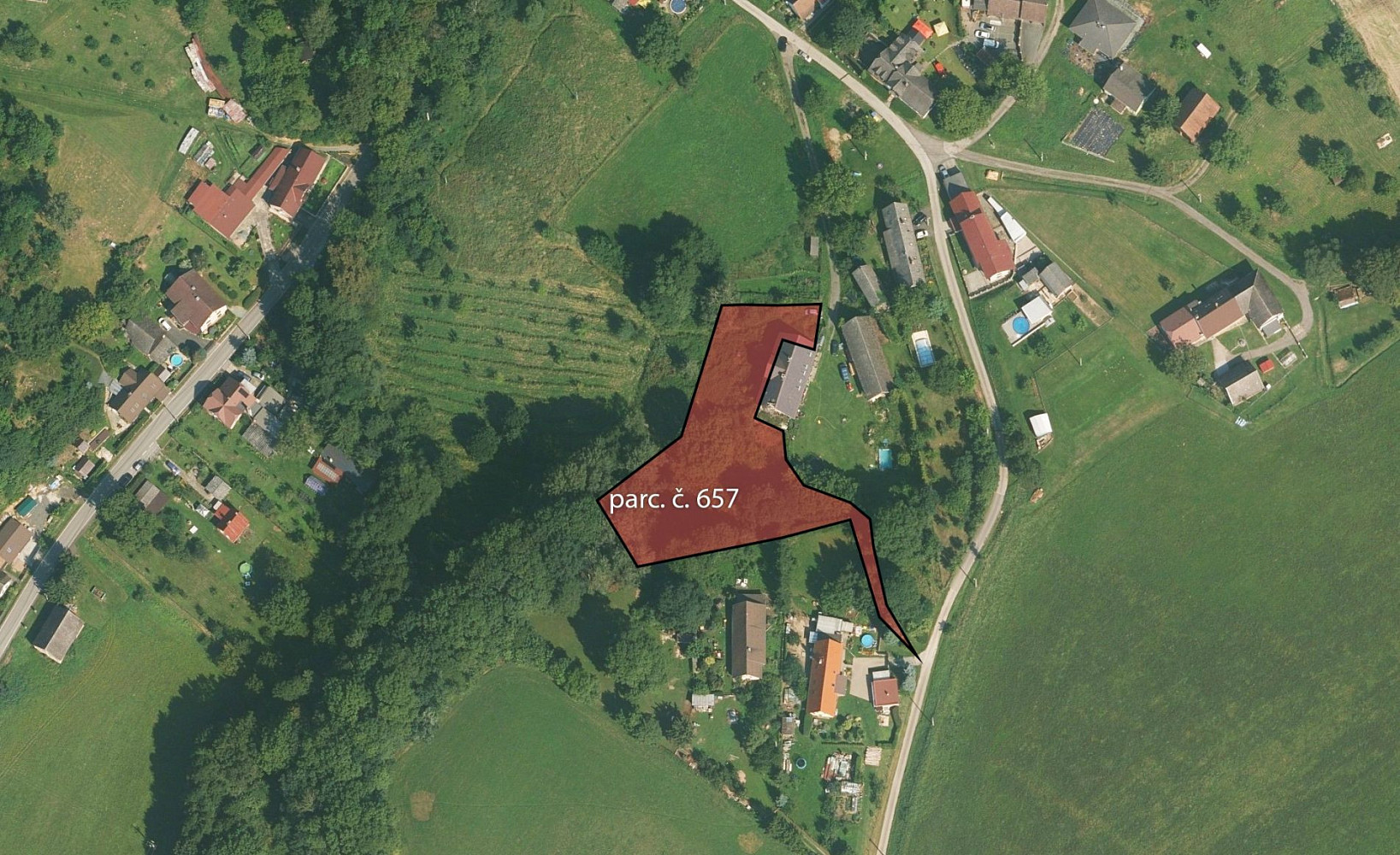 Prodej stavebního pozemku 3 068 m²