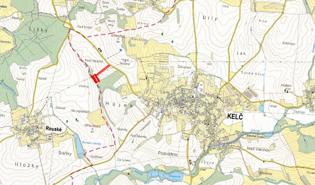 Prodej pole 16 229 m², Kelč – náhled fotky 2