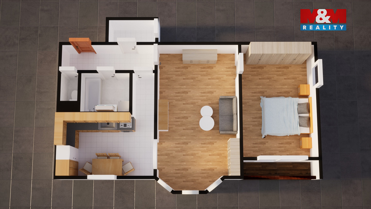 Pronájem bytu 2+1 67 m² — photo 3