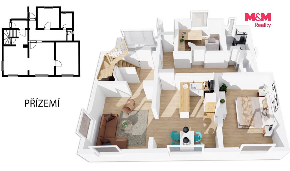 Prodej domu 160 m² s pozemkem 329 m², Hluboká nad Vltavou – náhled fotky 19