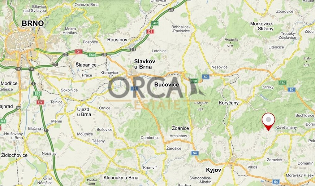 Prodej pole 1 435 m², Vřesovice – náhled fotky 3
