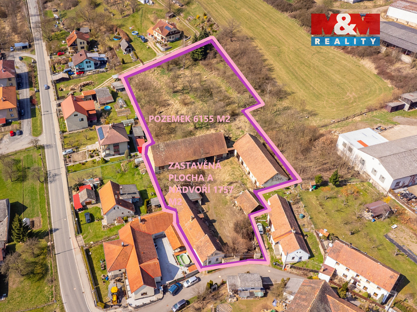 Prodej domu 164 m² s pozemkem 6 155 m²
