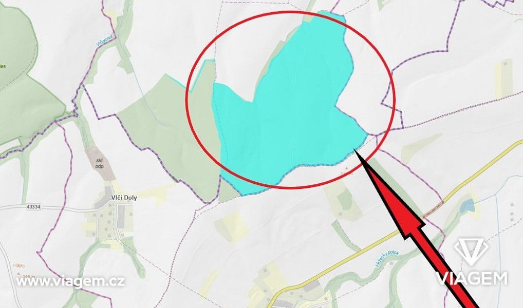 Prodej lesa 16 746 m², Křenovice – náhled fotky 4