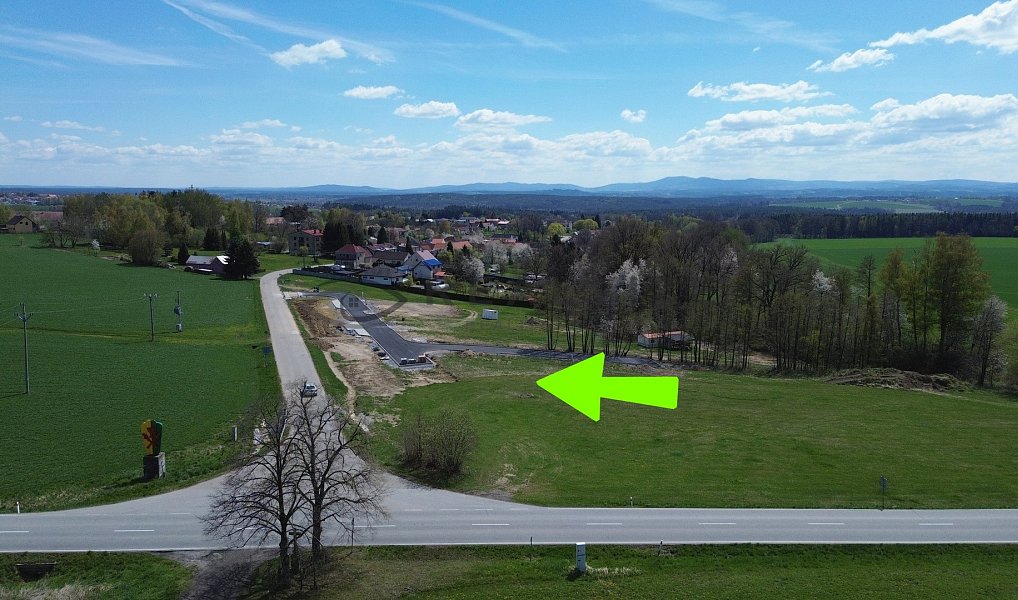 Prodej stavebního pozemku 832 m², Borovany – náhled fotky 2
