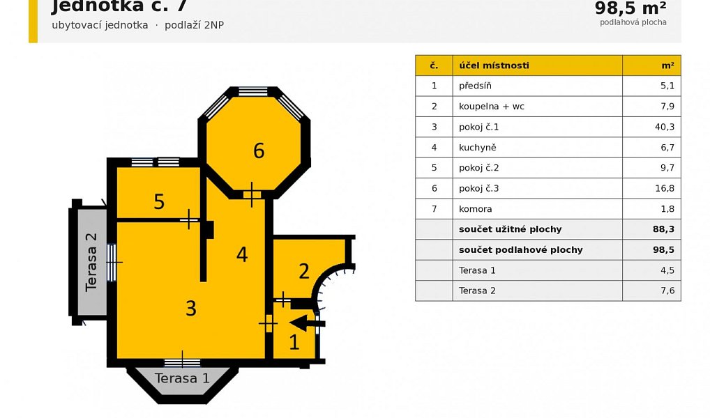 Prodej bytu 3+1 88 m², Buštěhrad – náhled fotky 23