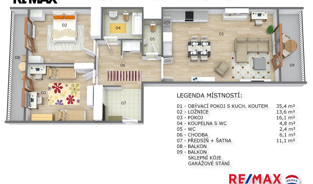 Prodej bytu 3+kk 90 m², Praha – náhled fotky 7