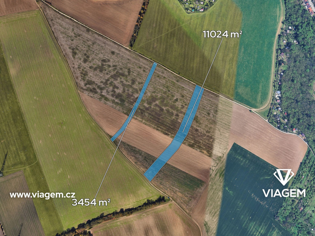 Prodej pole 2 413 m² – fotografie 2