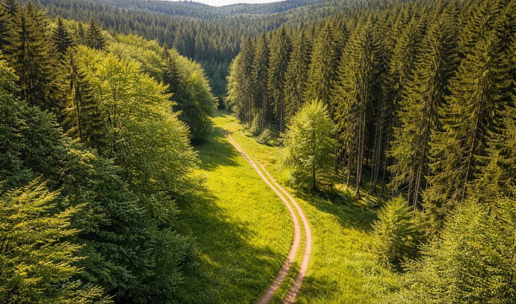 Prodej lesa 7 973 m², Klenovice – náhled fotky 3