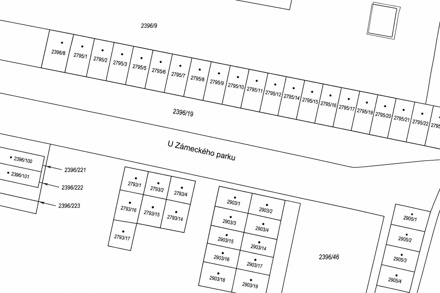 Prodej zděné garáže 28 m² s elektřinou – Litvínov, ul. U Zámeckého parku. – fotografie 4