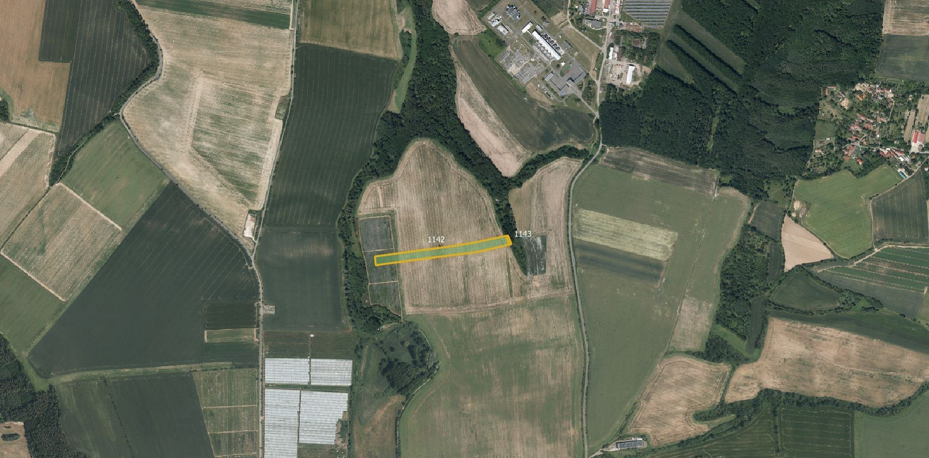 Prodej pole 7 390 m²
