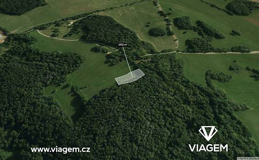 Prodej pole 405 m², Miřetice, okres Chrudim