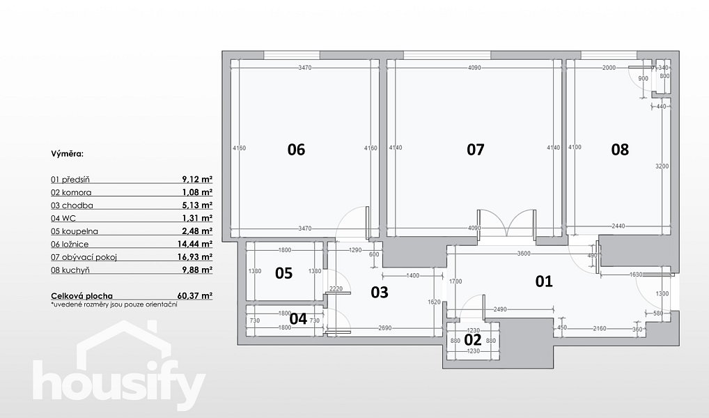 Prodej bytu 2+1 60 m², Brno – náhled fotky 17