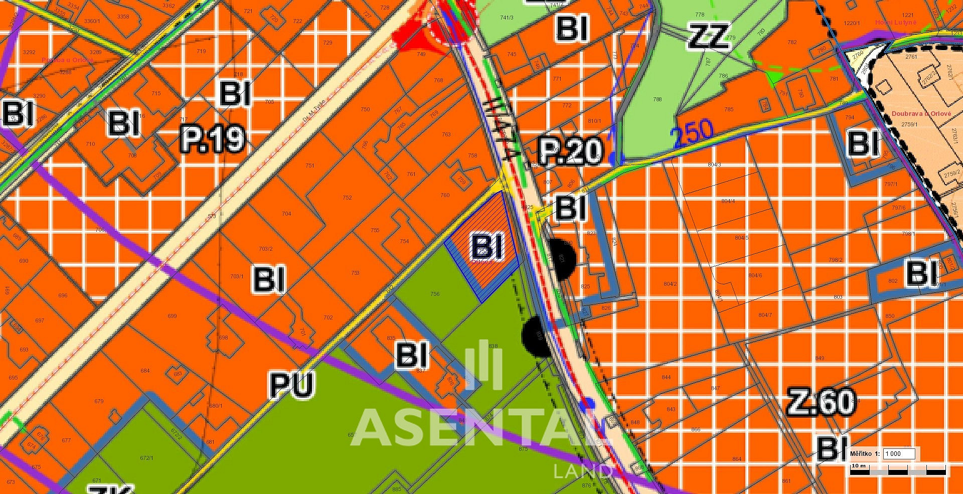 Prodej stavebního pozemku 1 272 m² – fotografie 5