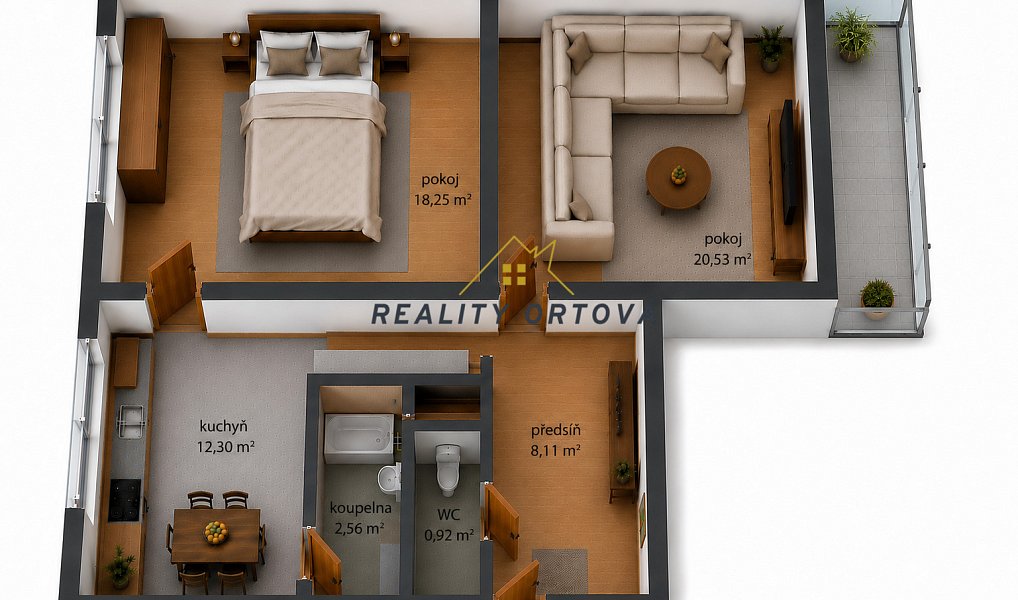 Prodej bytu 2+1 69 m², Jičín – náhled fotky 17