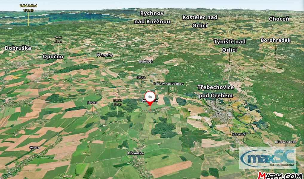 Prodej stavebního pozemku 1 151 m², Jeníkovice – náhled fotky 10