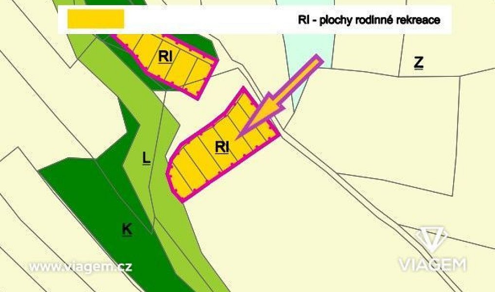 Prodej zahrady 372 m², Slušovice – náhled fotky 2