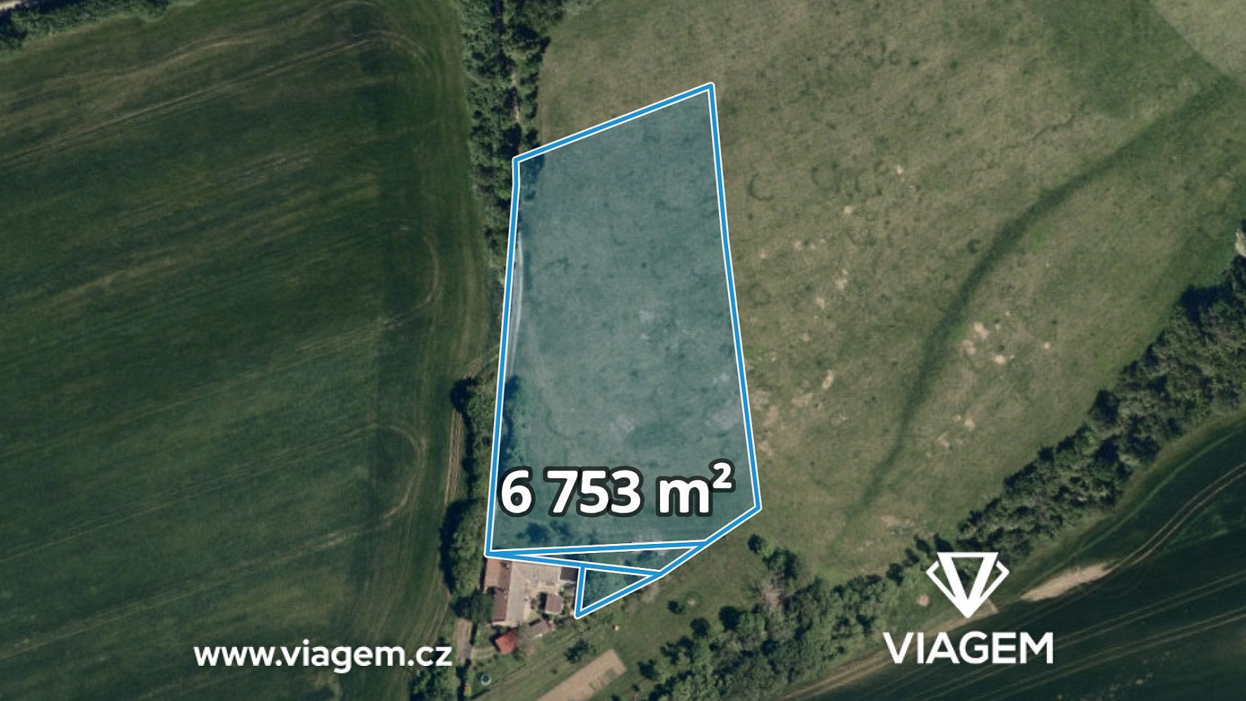 Prodej pole 1 350 m²
