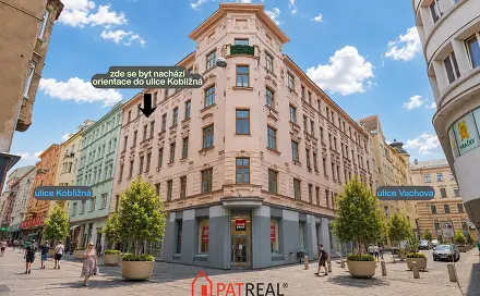 Prodej bytu 4+kk 116 m², Vachova, Brno - Brno-město