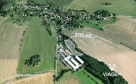 Prodej komerčního pozemku 3 335 m², Proseč, okres Chrudim