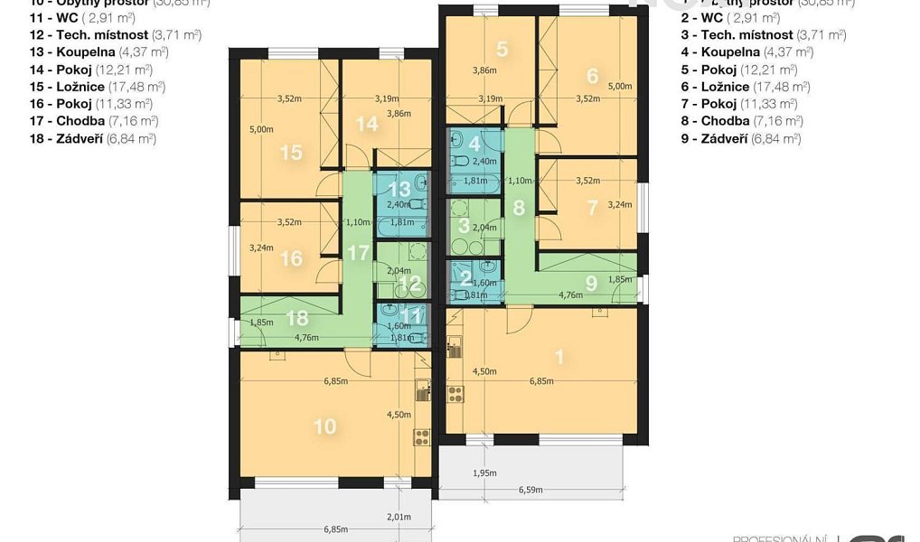 Prodej domu 97 m² s pozemkem 908 m², Strančice – náhled fotky 28
