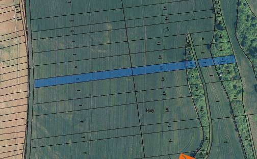 Prodej pole 982 m², Ořechov, okres Uherské Hradiště
