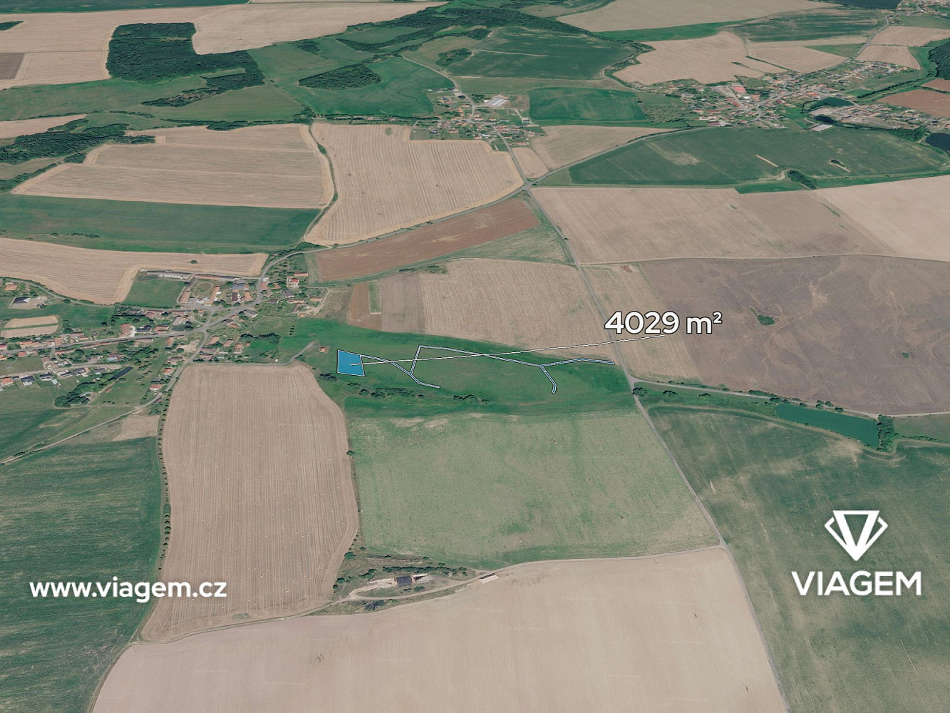 Prodej pole 393 m², Občov