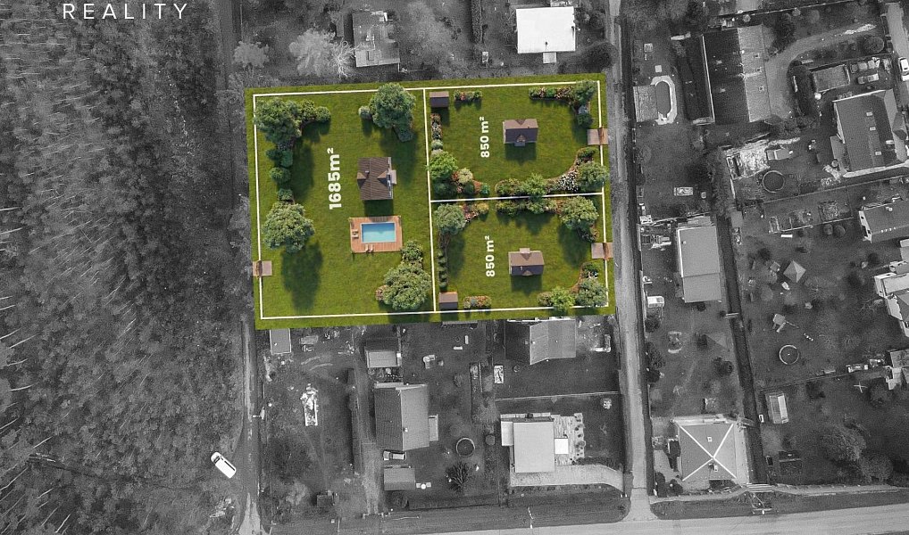 Prodej stavebního pozemku 850 m², Plzeň – náhled fotky 4