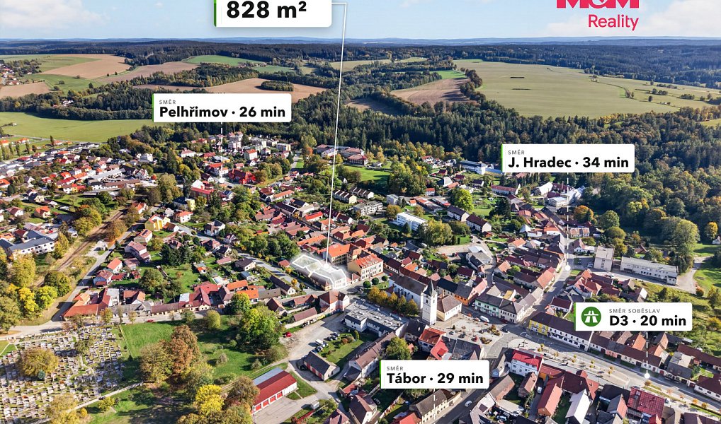 Prodej domu 237 m² s pozemkem 828 m², Černovice – náhled fotky 3