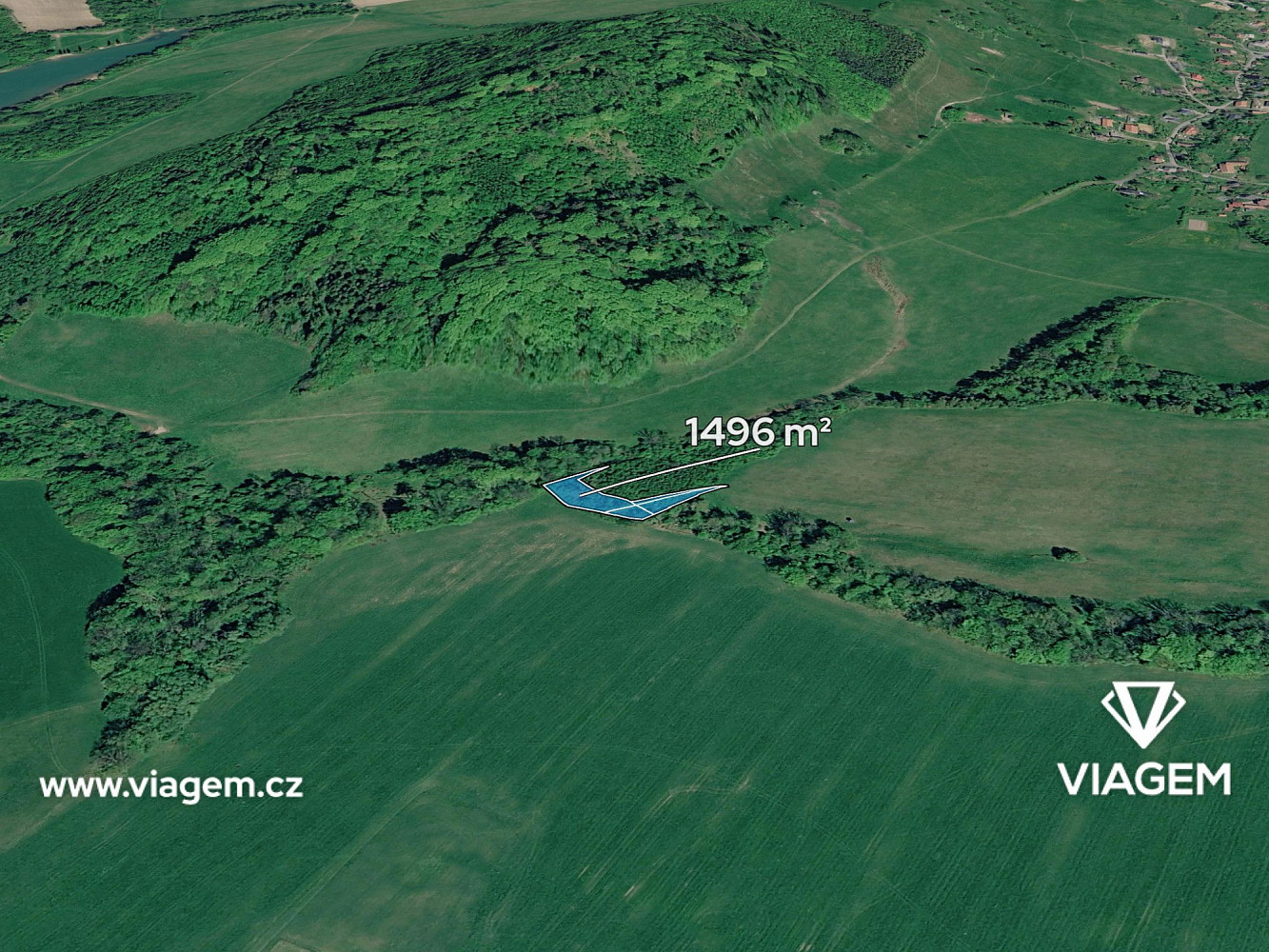 Prodej lesa 1 496 m²