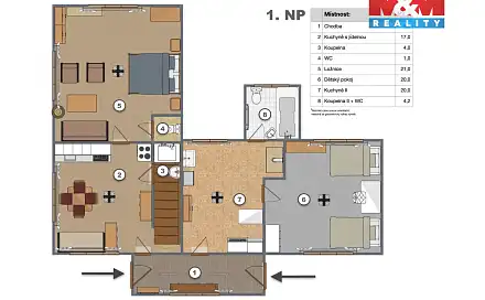 Prodej domu 170 m² s pozemkem 5 936 m², Sedlec-Prčice - Malkovice, okres Příbram