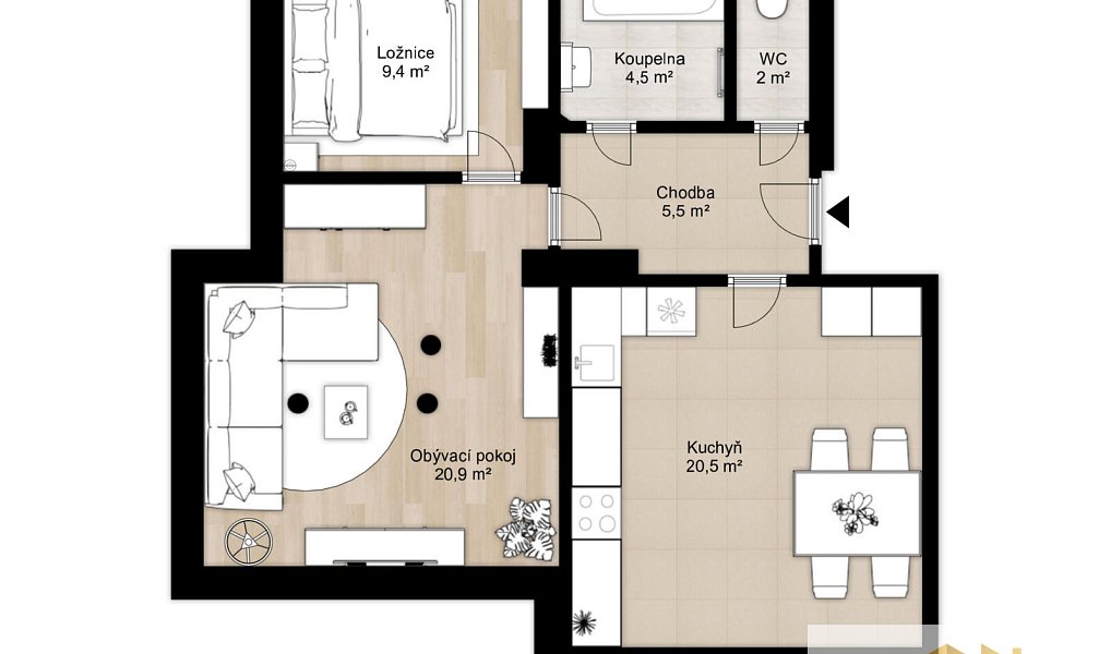 Prodej bytu 3+kk 66 m², Říčany – náhled fotky 16