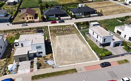 Prodej stavebního pozemku 745 m², Lužická, Jihlava - Horní Kosov