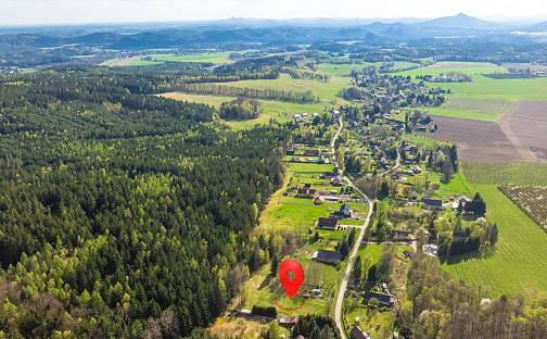 Prodej stavebního pozemku 1 766 m², Osečná - Druzcov, okres Liberec