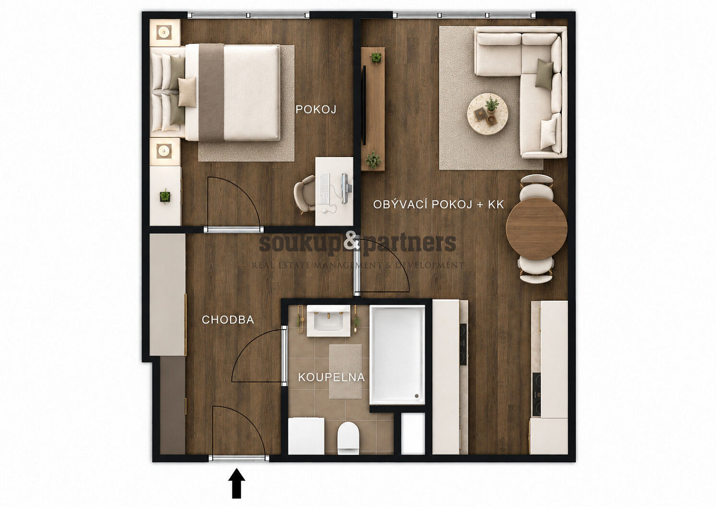 Prodej bytu 2+kk 39 m² – fotografie 5