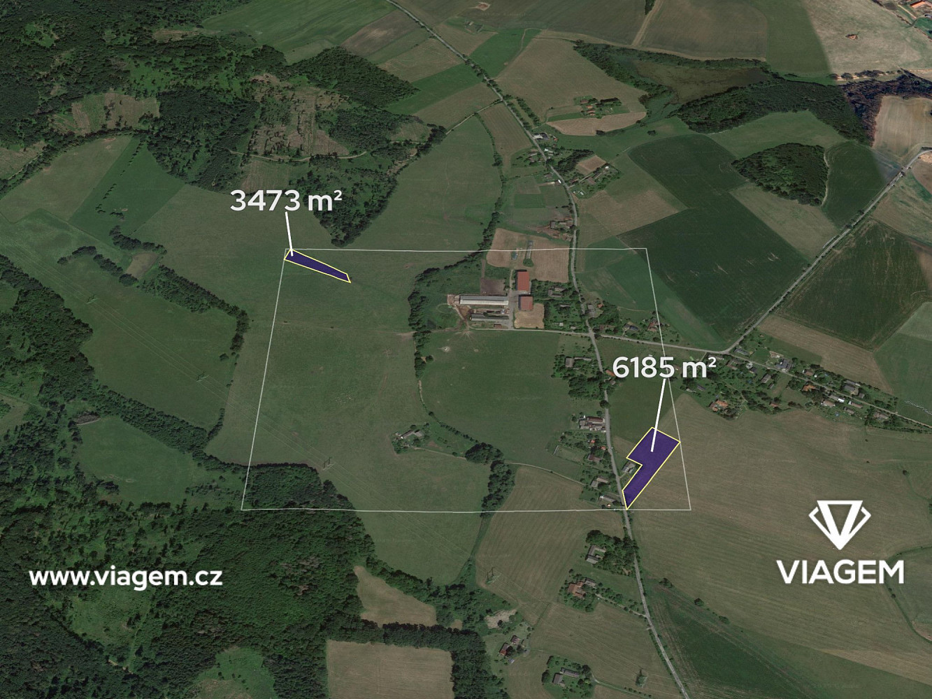 Prodej pole 2 414 m², Lanžov