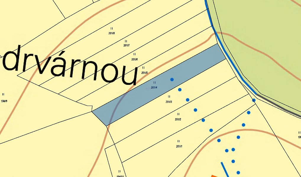 Prodej pozemku 814 m², Jarošov nad Nežárkou – náhled fotky 3