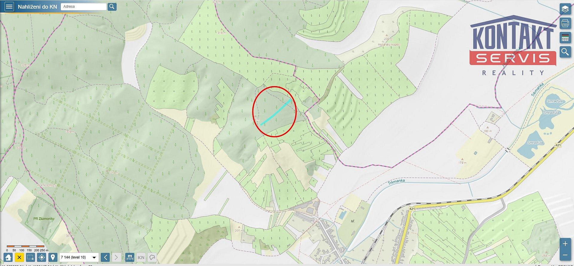 Prodej lesa 2 800 m² — photo 4