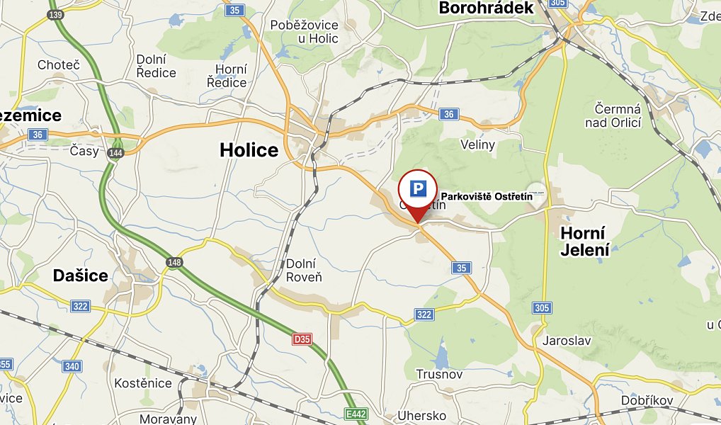Prodej komerčního pozemku 1 672 m², Ostřetín – náhled fotky 2