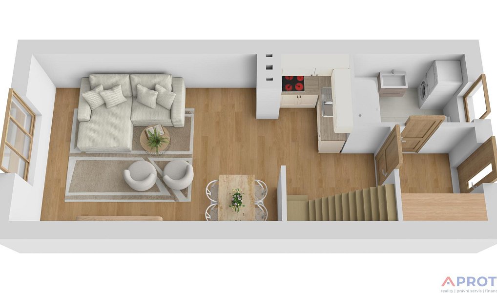 Pronájem bytu 2+kk 62 m², Praha – náhled fotky 4