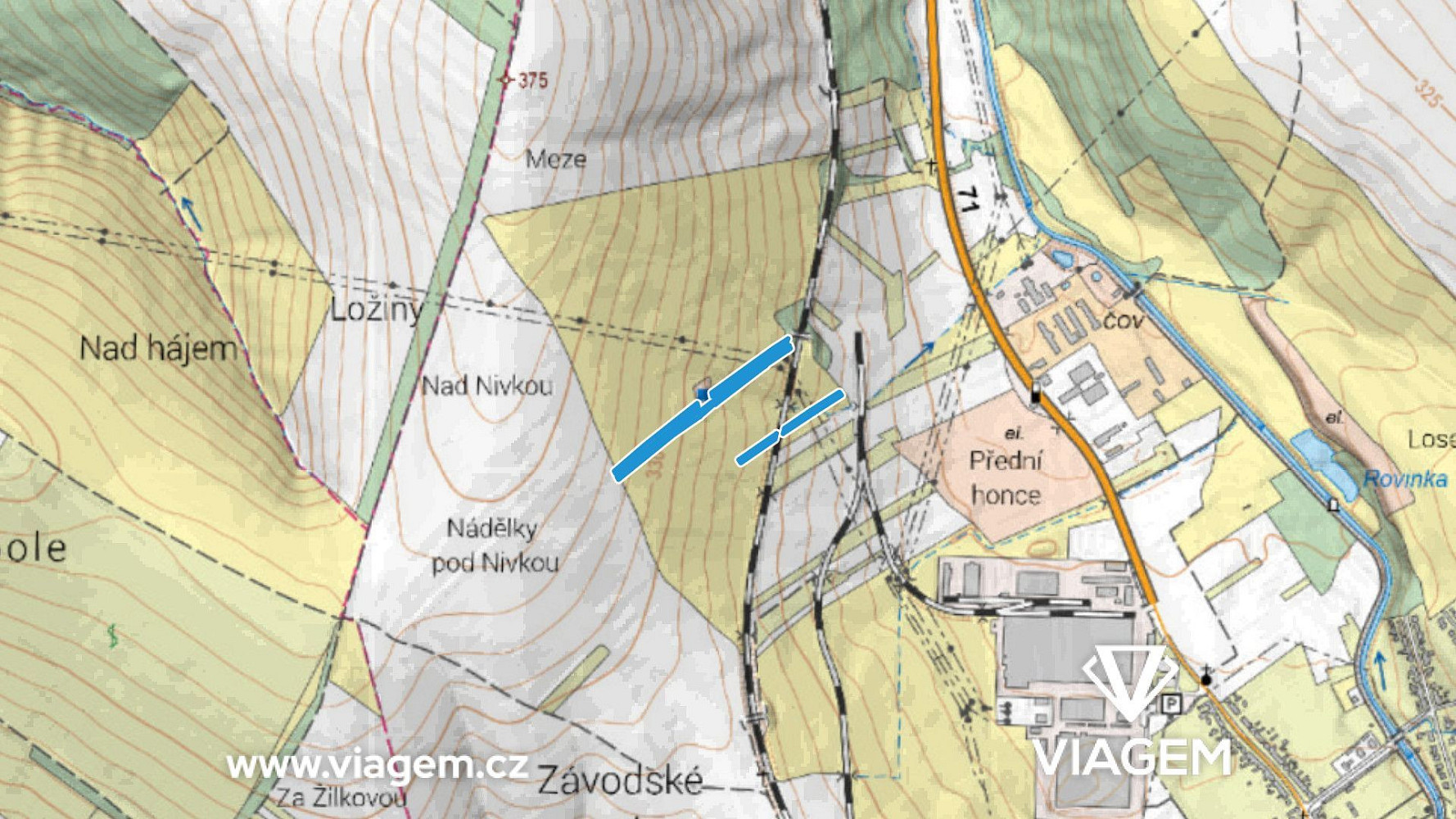 Prodej pole 2 844 m² – fotografie 3