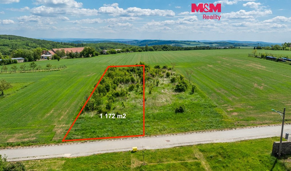Prodej stavebního pozemku 1 172 m², Omice – fotka 1 z 9
