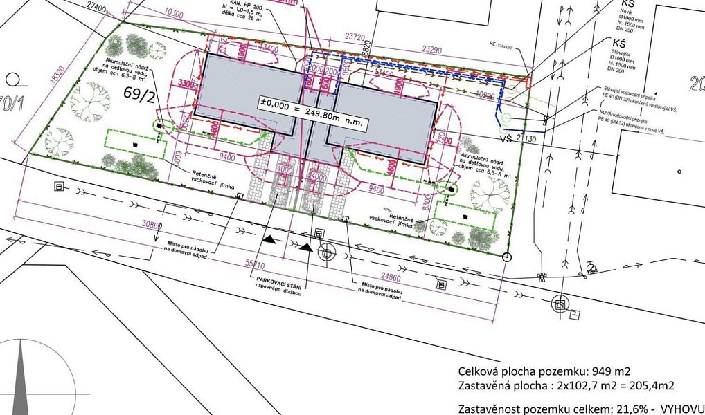 Prodej stavebního pozemku 474 m², Nechanice – náhled fotky 7