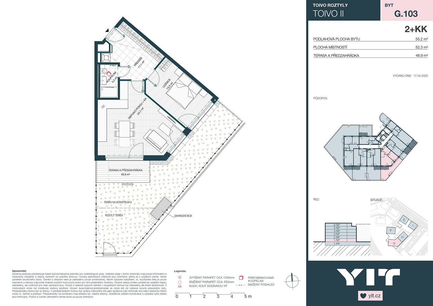 2+kk Apartment in Praha, Roztyly - View 2
