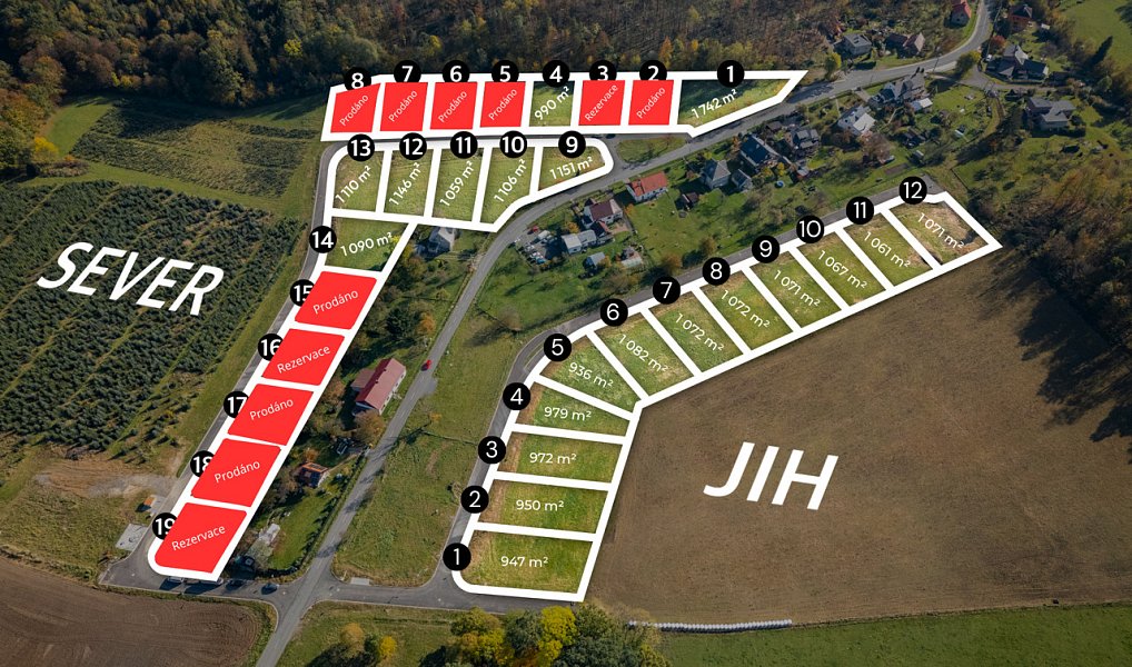 Prodej stavebního pozemku 1 082 m², Frýdek-Místek – fotka 1 z 13