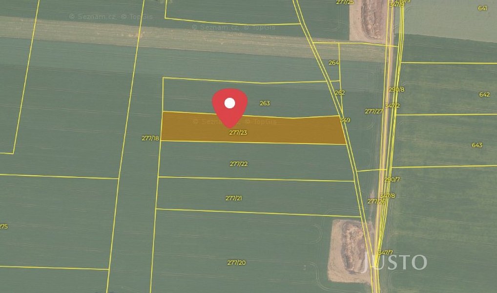 Prodej pole 7 167 m², Černuc – náhled fotky 2