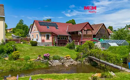Prodej domu 187 m² s pozemkem 969 m², Nová Bystřice - Albeř, okres Jindřichův Hradec