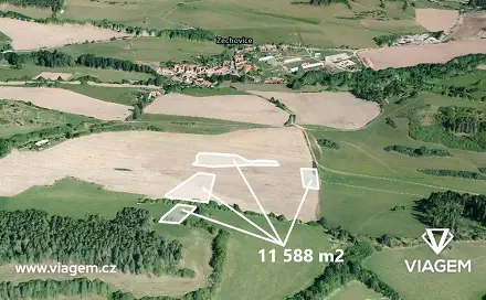 Prodej pole 2 575 m², Volyně, okres Strakonice